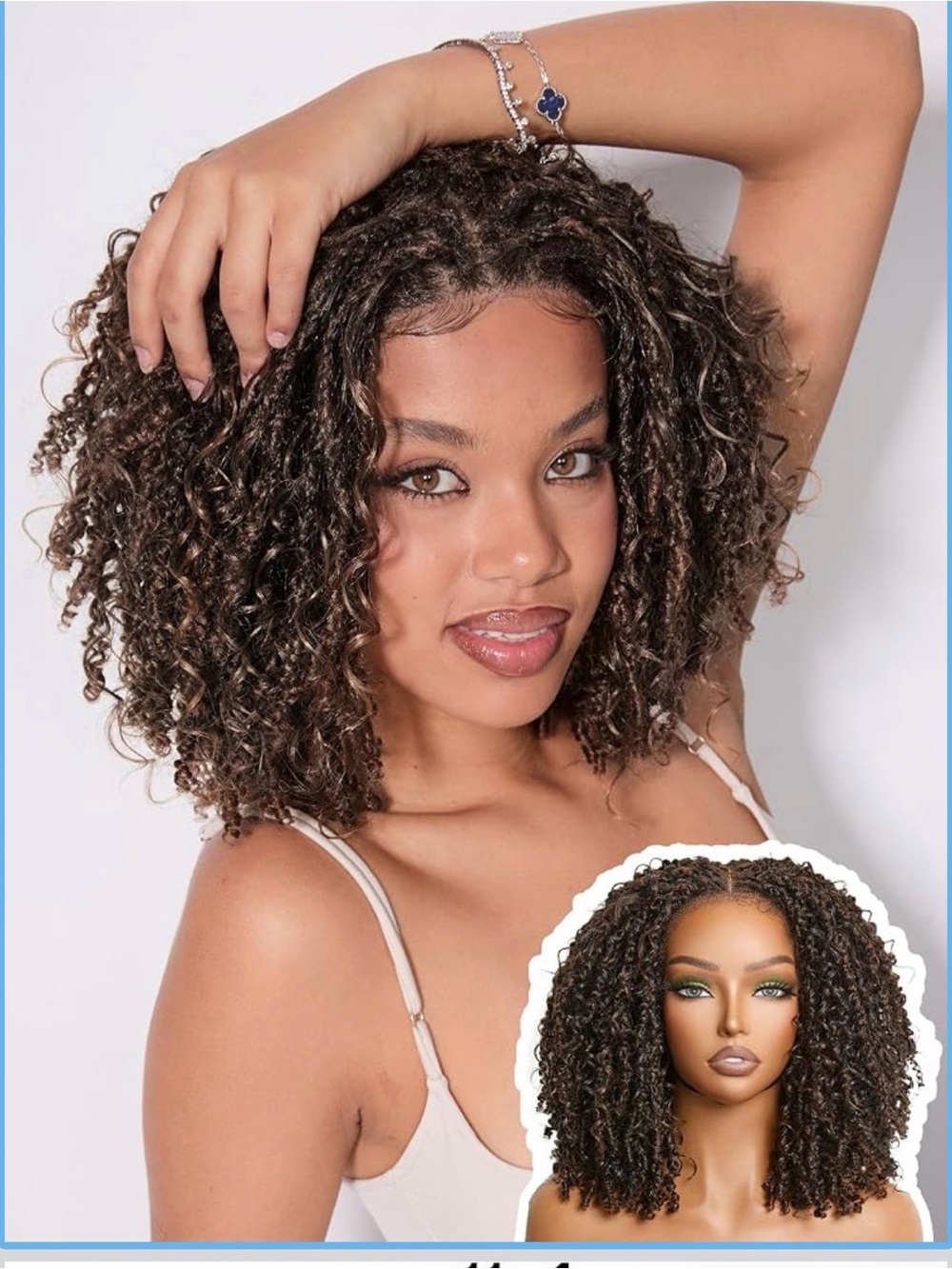Frodio 12'' Synthetic 11X4 HD Lace Frontal Wig 200% Density